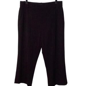 LAUREN RALPH LAUREN Sz 4 Cropped Black slacks
